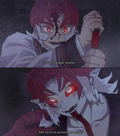 My two Demon Slayer OCs